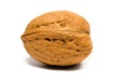 A walnut to illustrate the size of the stomach of a newborn baby